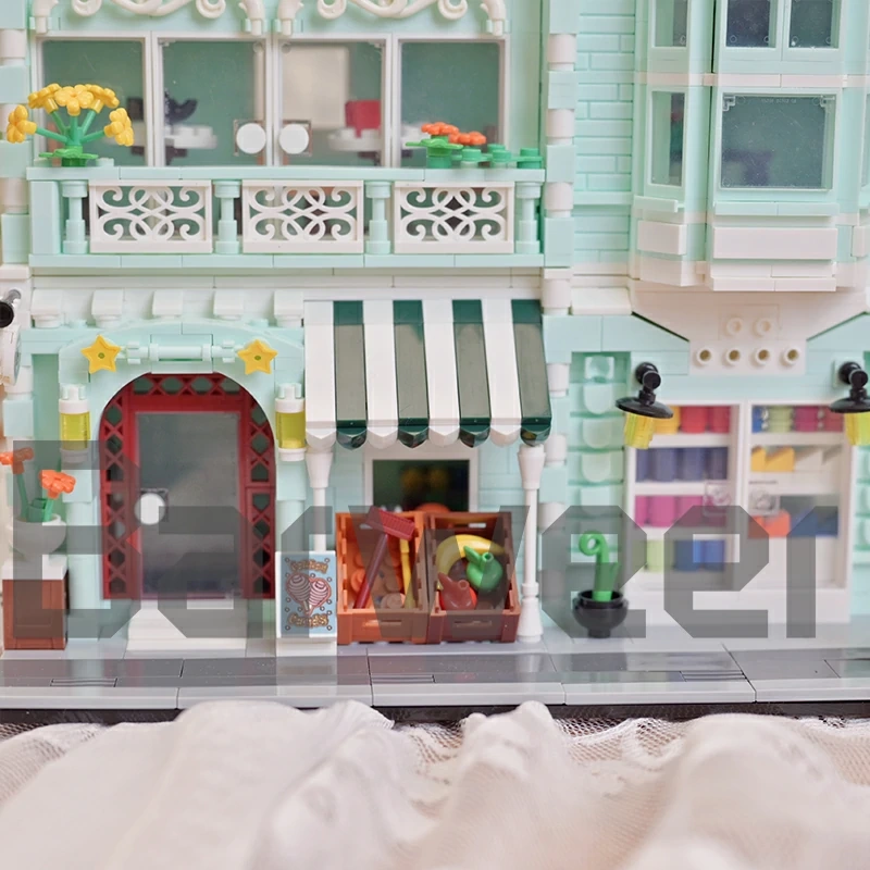 [Mini Micro Bricks] JiQing JQ10003 Grocery Store Modular Buildings