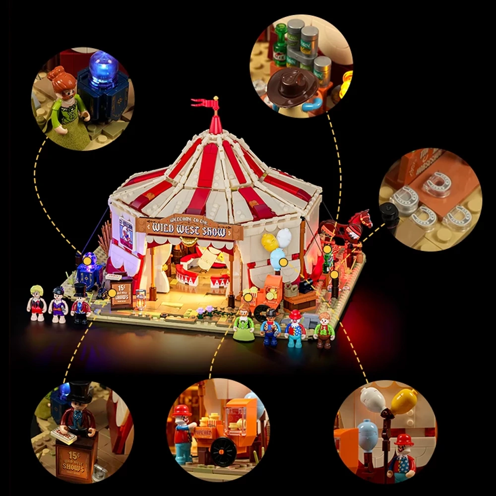 CIRCUS CIRCUS　キャリーセット FunWhole L9079 Traveling Circus Modular Buildings