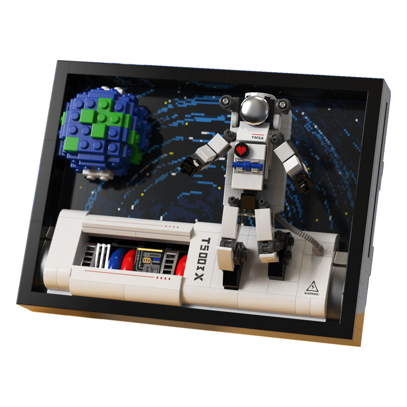 TUOMU T5004 Space Exploration: Space Block Painting Creator Expert