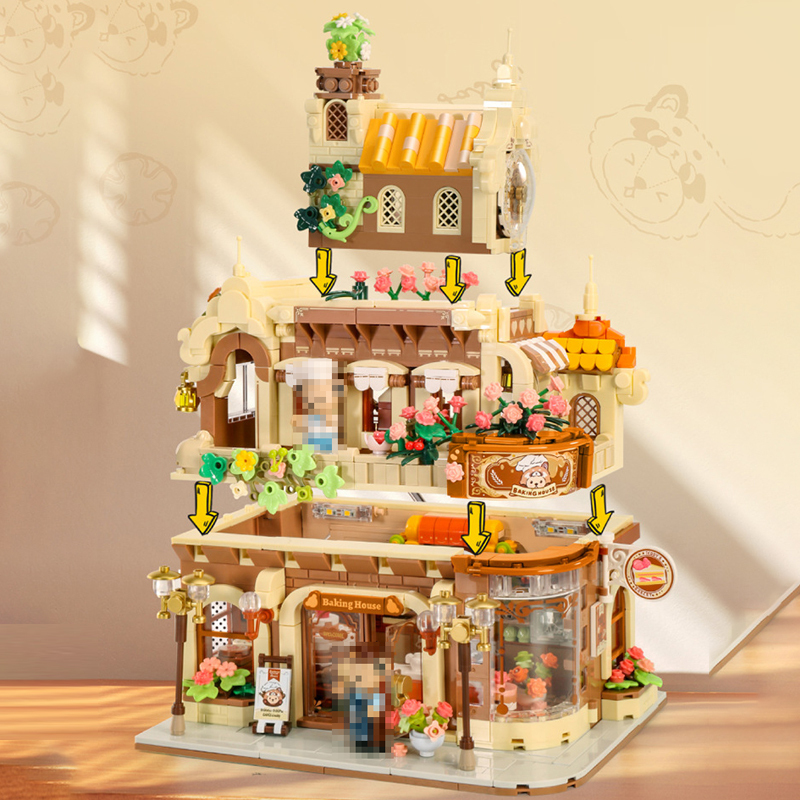 Panlos 881103 Teddy's bakery Modular Buildings