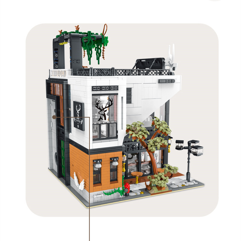 Mork 10208 Creator Expert The Alley Modular Buildings 3423pcs Bricks Toys From Europe 3-7 Days Delivery.