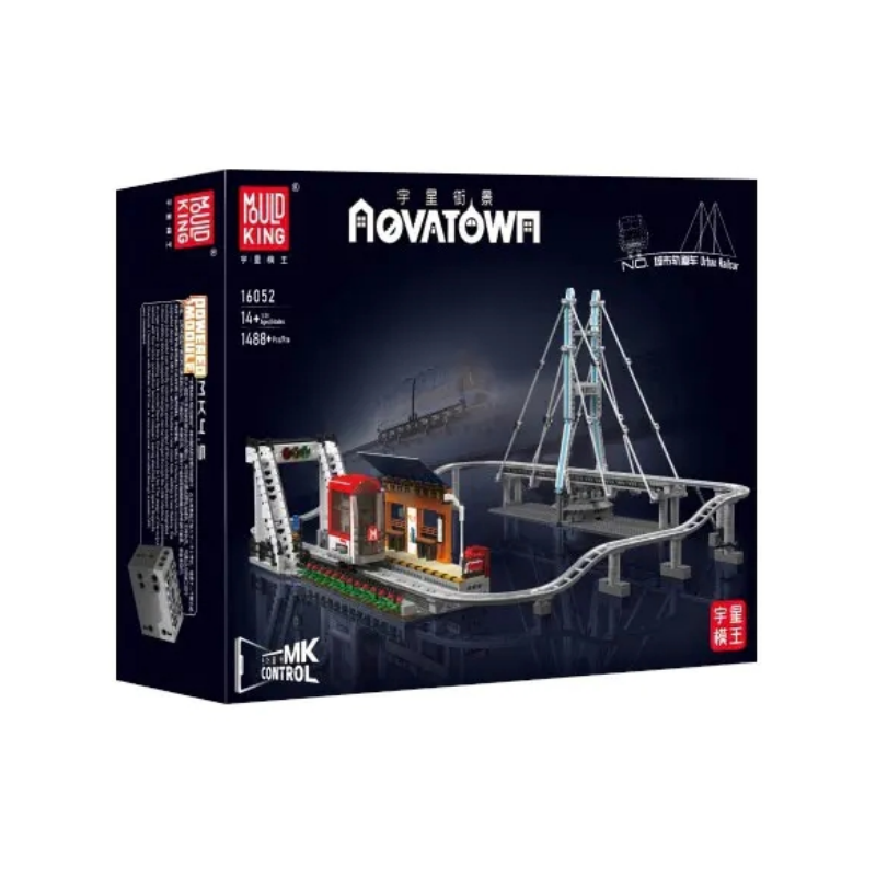 [With Motor] Mould King 16052 Urban Railcar Modular Building