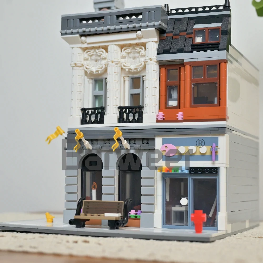 [Mini Micro Bricks] JiQing JQ10004 Bank Modular Buildings