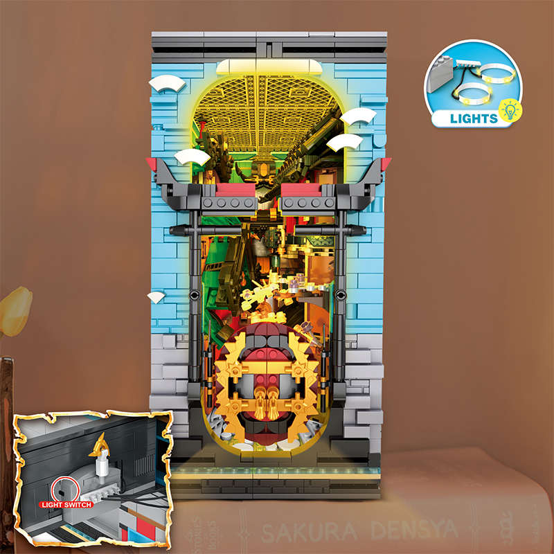 Reobrix 66029 Ninjago Toys Ninja World Book Building Blocks 3086