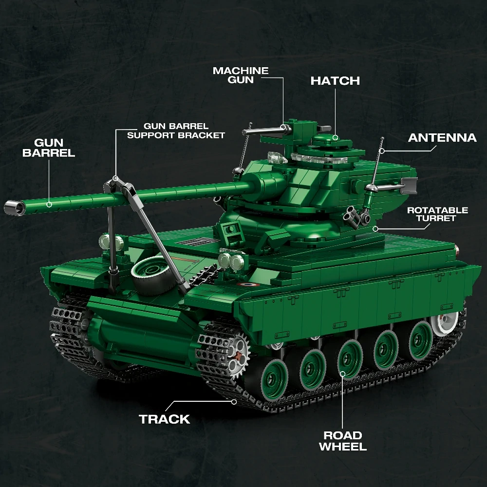 Reobrix 77033 AMX-13 World of Tanks Military