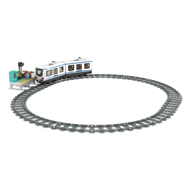 【With Motor】Forange FC1701 Orbital Adventure Trains City