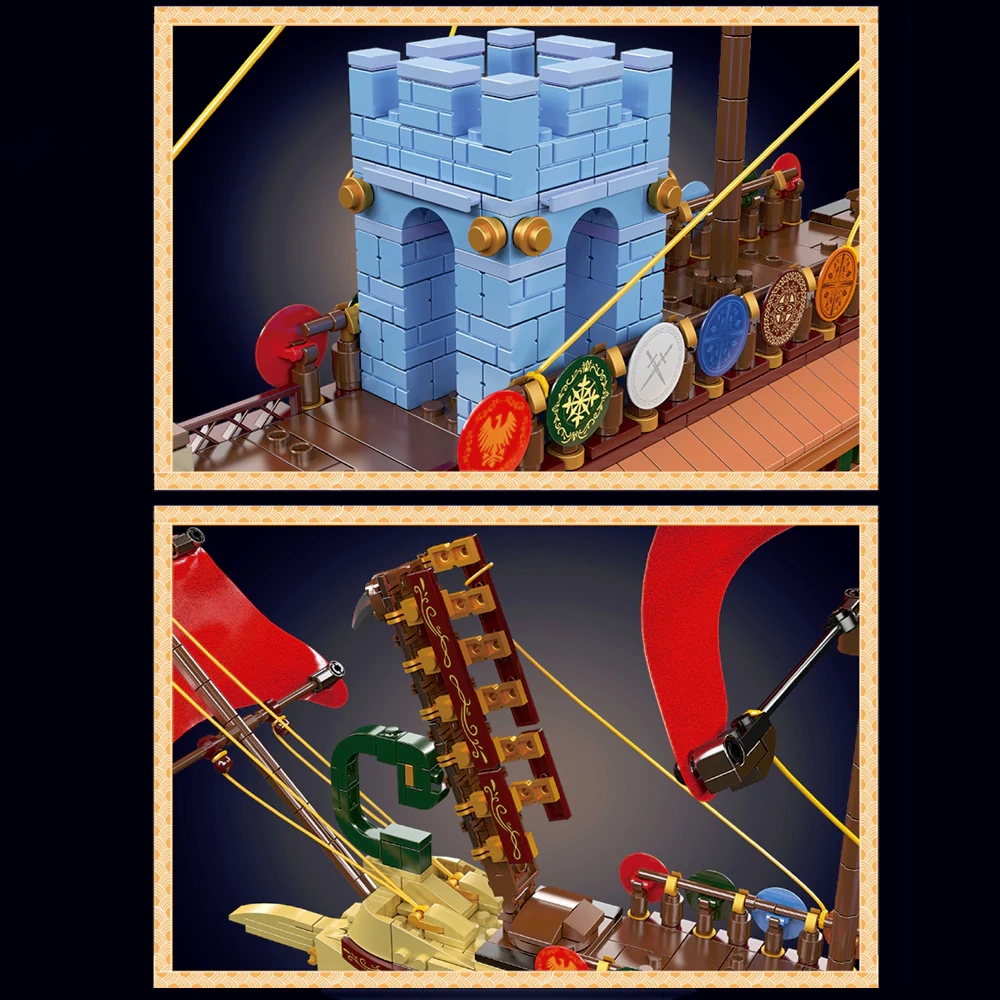MouldKing 10156 Roman Warship Technic