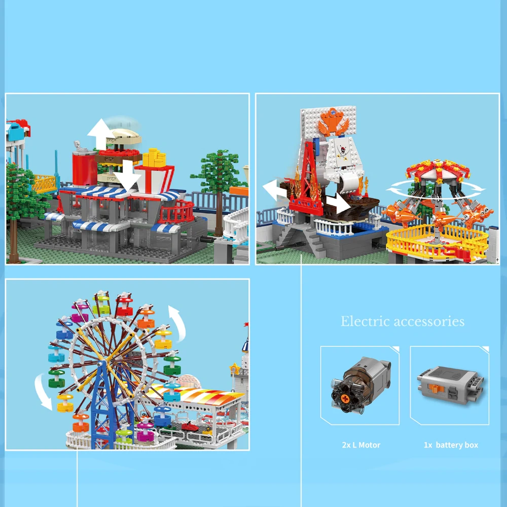 MouldKing 11022 MK AMUSEMENT PARK Creator Expert