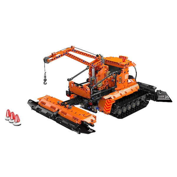 [With Motor] MouldKing 17051 Snowfield Engineering Vehicle Technic