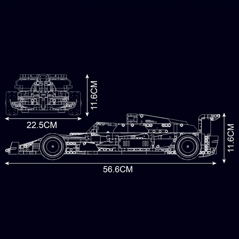 MouldKing 13151S A.R F1 Racing Technic