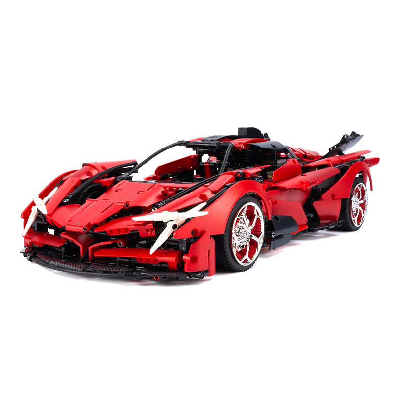 K-Box 10519 Technic Red Apollo EVO 1:8 Sports Car Building Blocks 3669±pcs Bricks Toys from China Delivery.