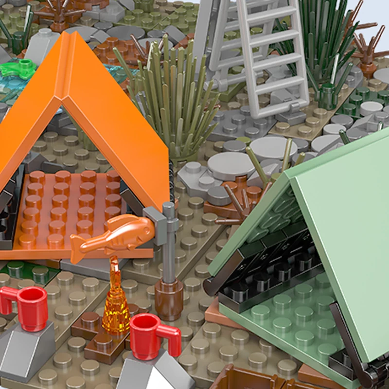 MouldKing 10191 FISHING BOAT REPAIR YARD Modular Buildings