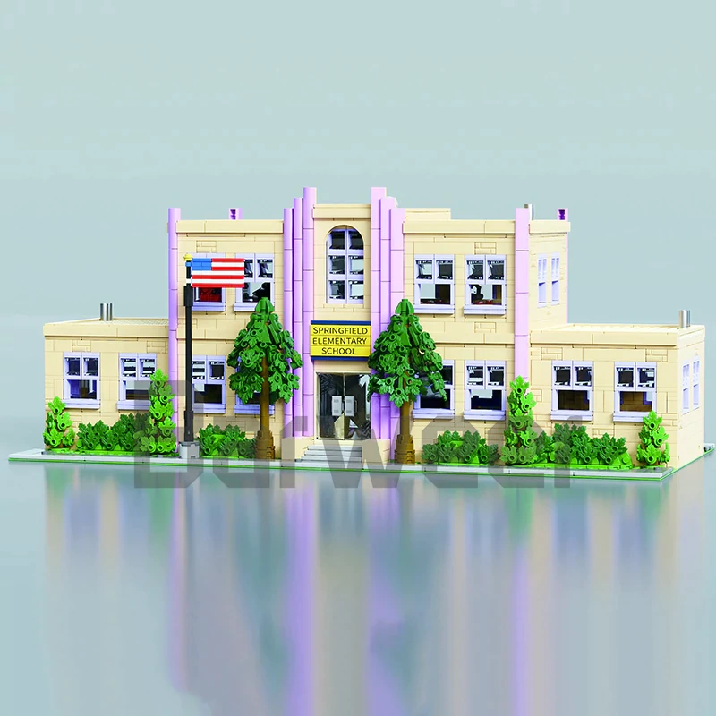 WGC 20003 The Simpsons Springfield Elementary School Modular Movie