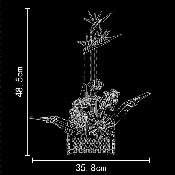 MouldKing 10024S Flower World：Birds Of Paradise Creator Expert