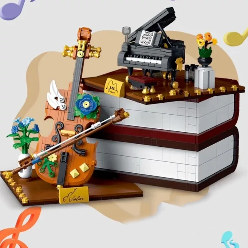 XMORK 028007 MUSICAL INSTRUMENT BOOKEND Creator Expert
