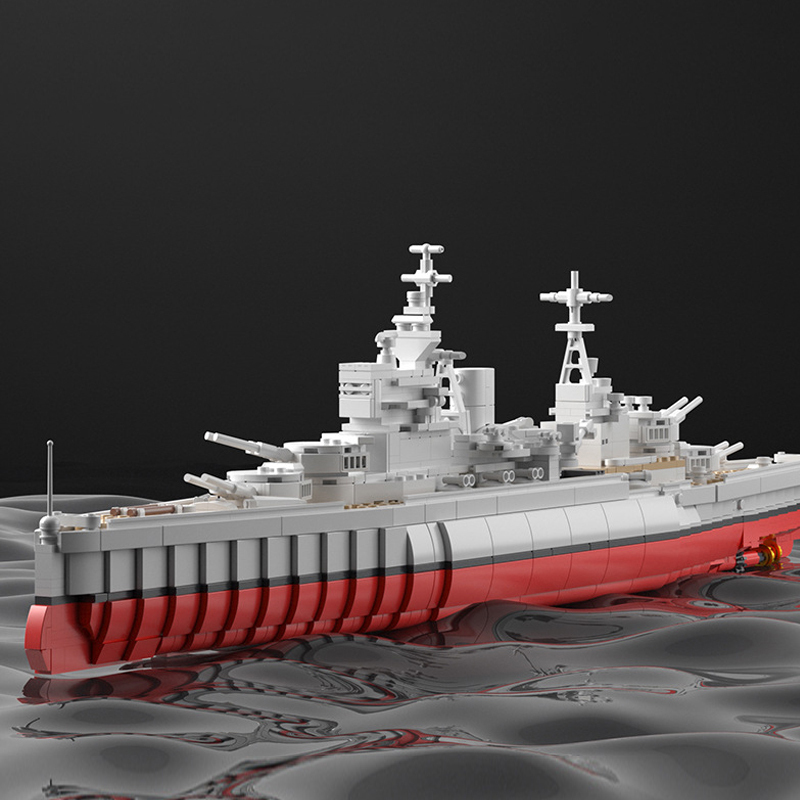 Panlos 637008 Military Qieen Elizabeth-Class Battleship Building Blocks 1556±pcs Bricks from China.