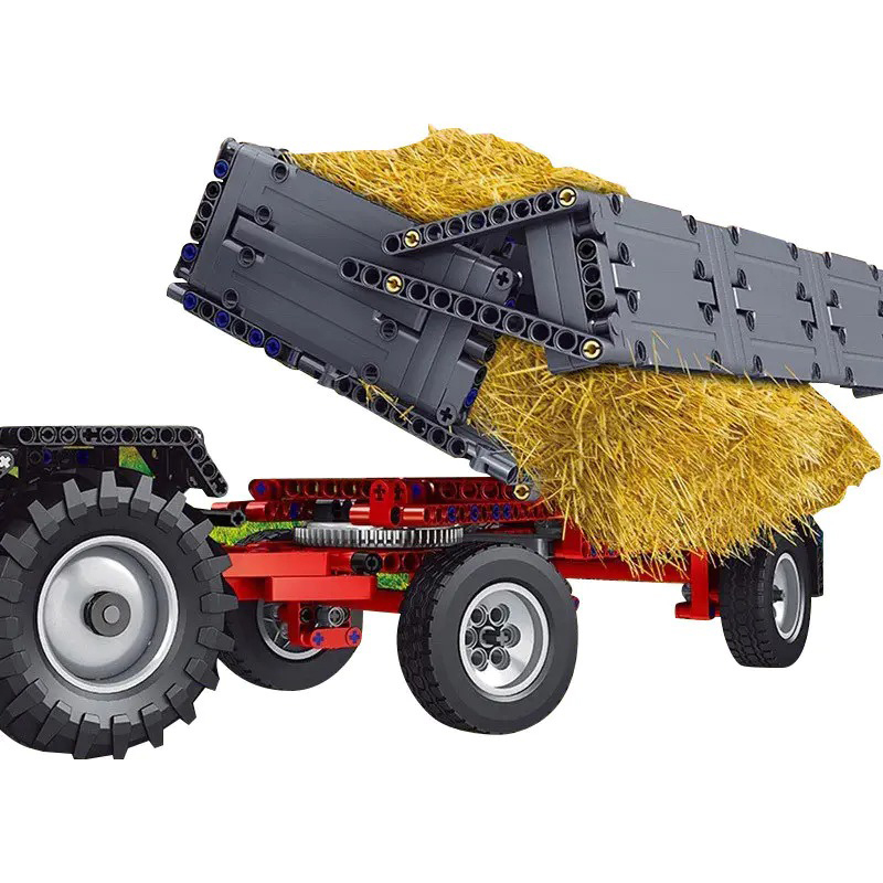 Mould King 17021 Tractor Fastrac 4000er series with RC Building Blocks 3035pcs Bricks Model Kit Ship From China