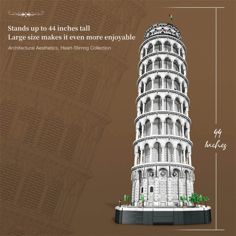 Reobrix 66025 LEANING TOWER OF PISA Modular Buildings