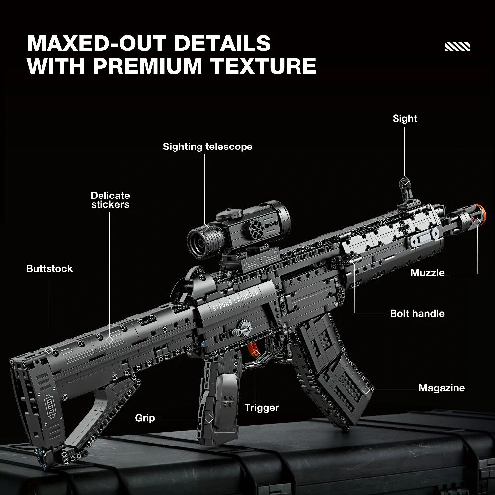 Reobrix 77024 QBU-191 RIFLE Military