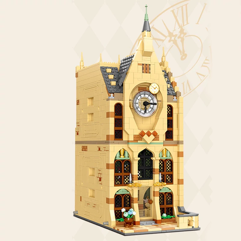 Jiestar JJ9148 Hogwarts Castle Magic Castle Clock Tower Movie