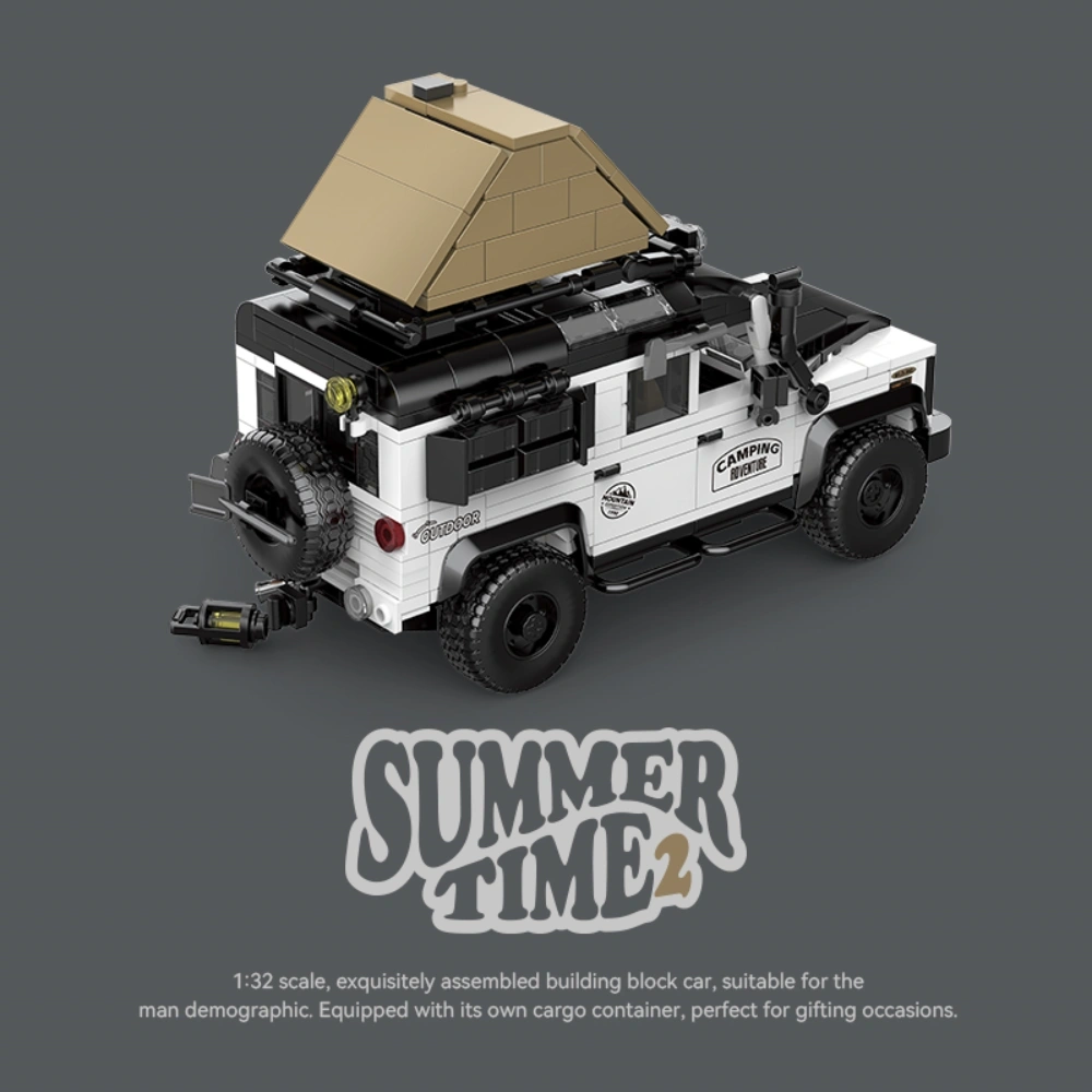 [Pre-sale] PowerBlock PB8825 White Off-Road Vehicle Technic