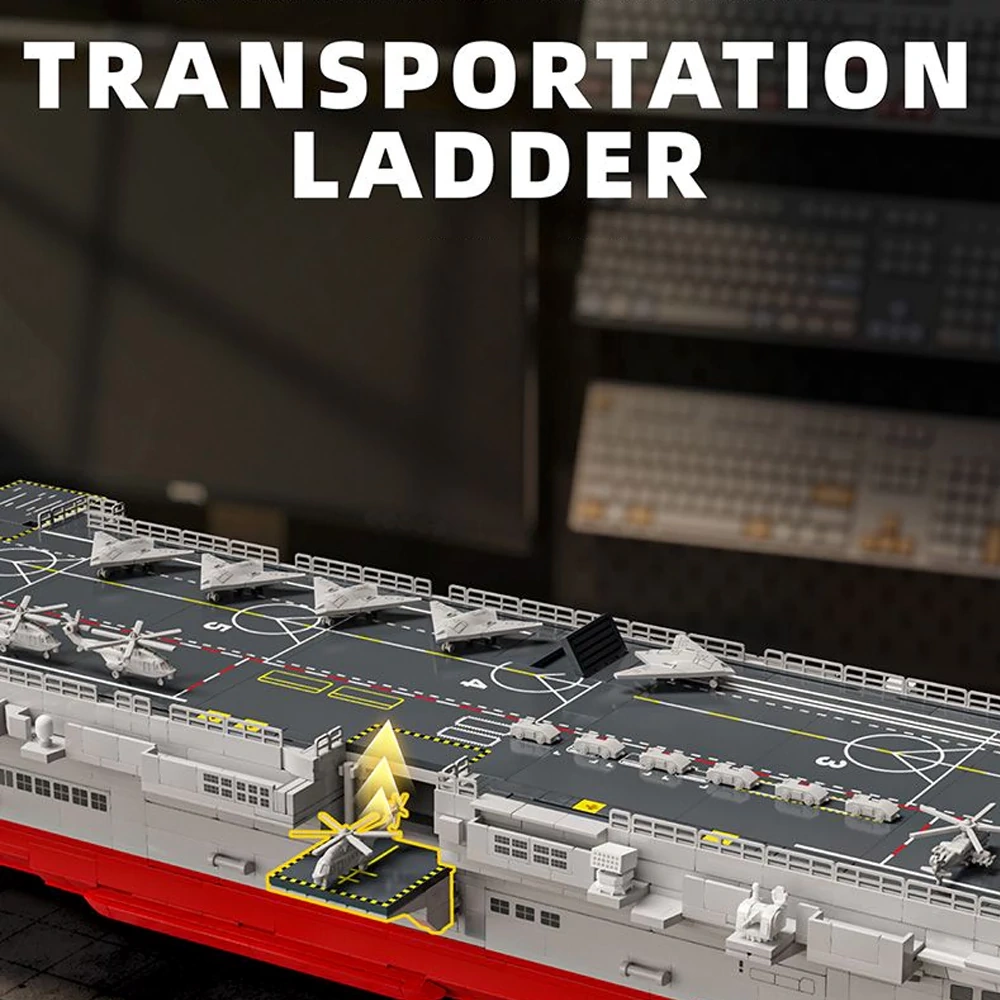 12GO 98013 TYPE 076 AMPHIBIOUS ASSAULT SHIP Military