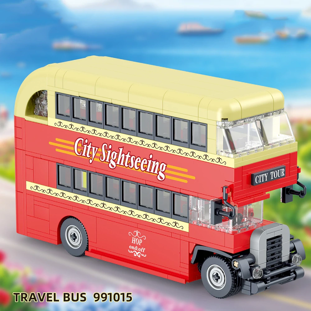 ZHEGAO Retro Double Decker Tourist Bus Technic