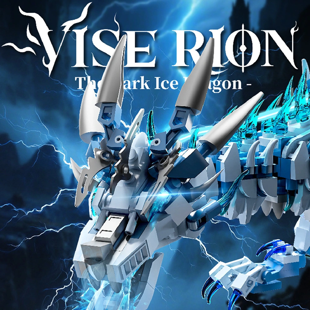 MJI 13093 The Dark lce Dragon Monster Dinosaur