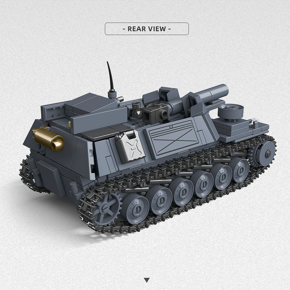 ThirdParty 300023 Sturmpanzer II Bison Tank Military