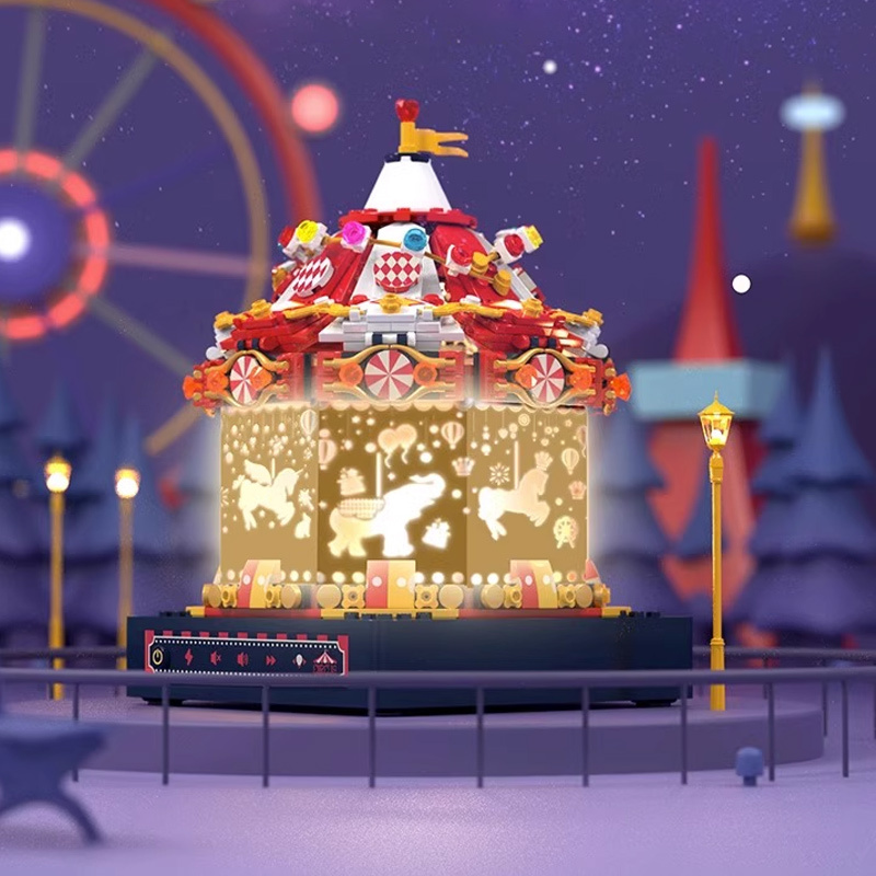 JAKI JK1366 Smart Music Box: Starlight Amusement Park DIY Music Box