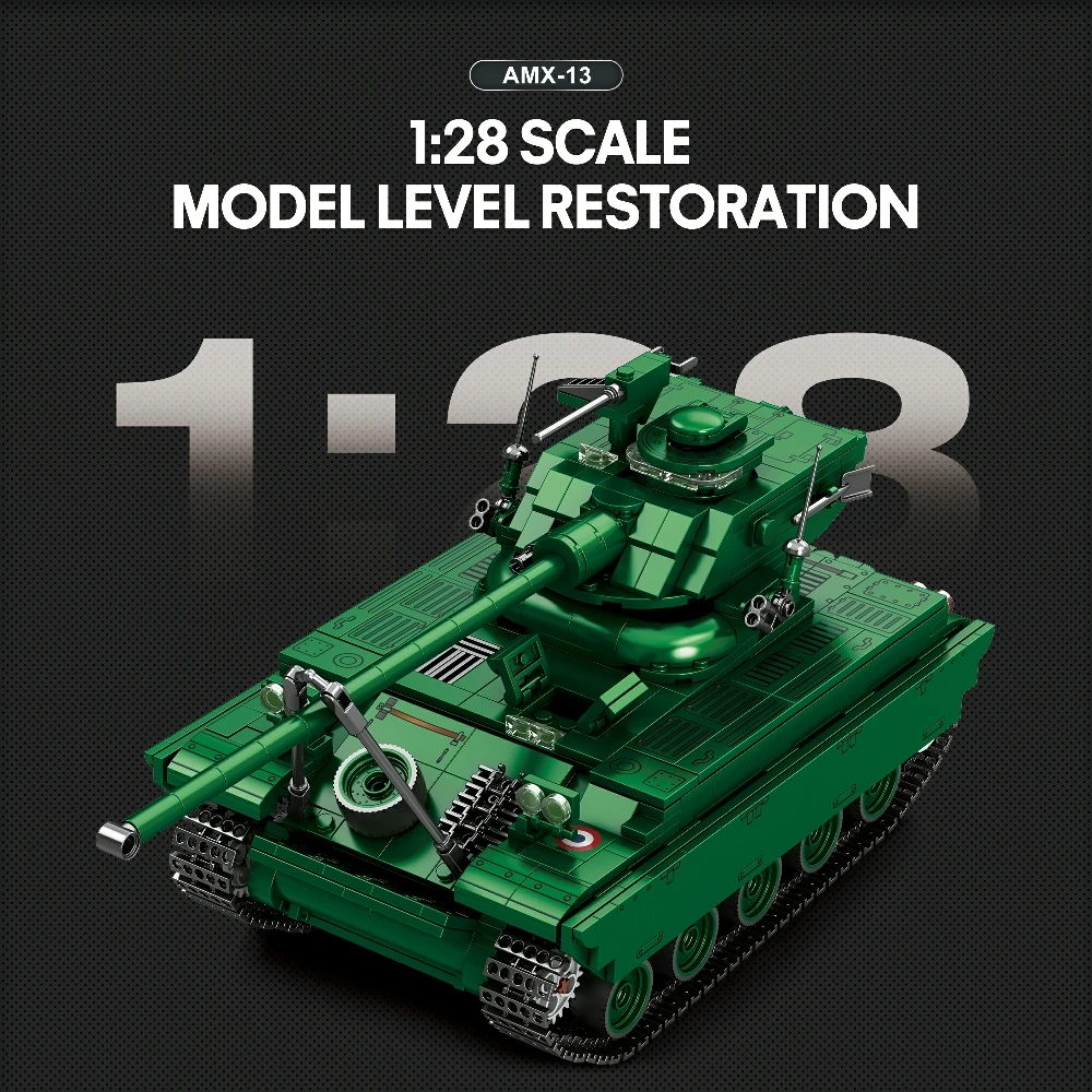 Reobrix 77033 AMX-13 World of Tanks Military