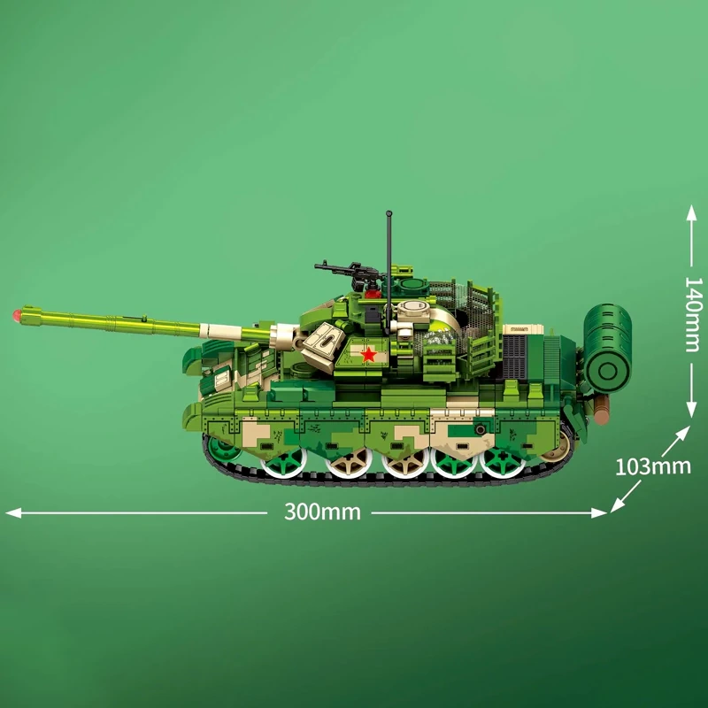 SEMBO 203167 ZTZ-99A Main Battle Tank Military