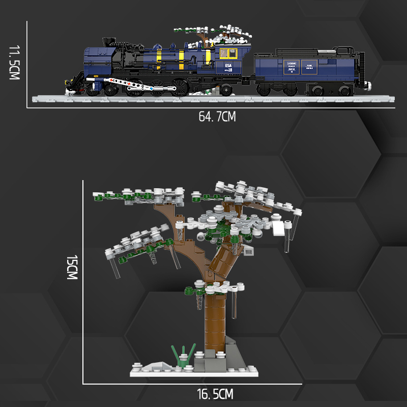 [With Motor] DK 80018 Dongfang Express Technic