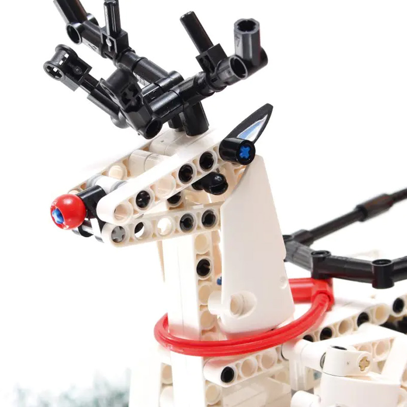 [With Motor] Mould King 10010 Christmas Santa Sleigh Technic
