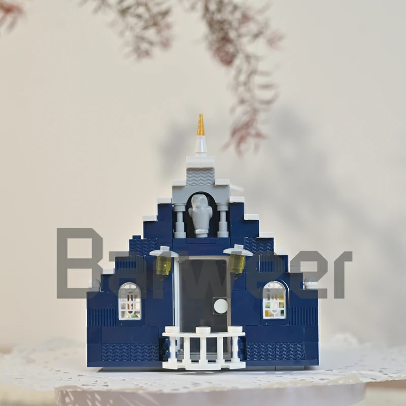 [Mini Micro Bricks] JiQing JQ10002 Market Street Modular Buildings