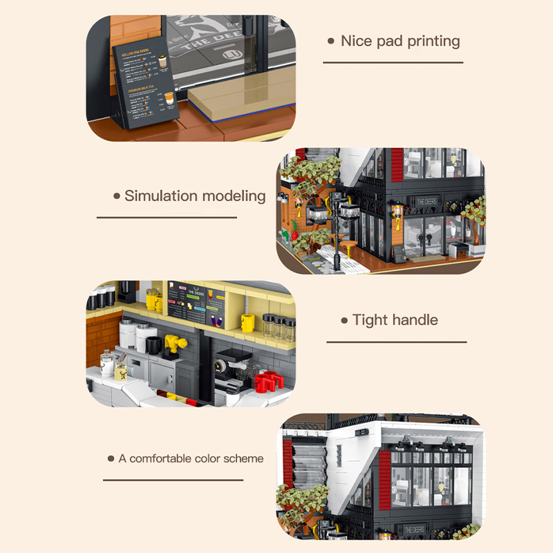 Mork 10208 Creator Expert The Alley Modular Buildings 3423pcs Bricks Toys From Europe 3-7 Days Delivery.
