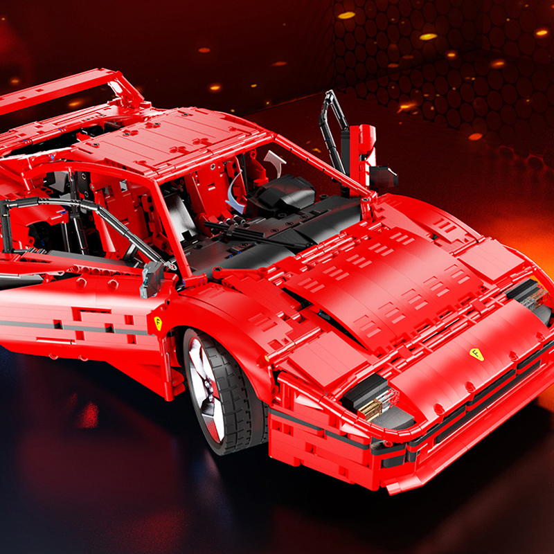 X001 Technic 1:8 Ferrari F40 Sports Car Building Blocks 3666±pcs Bricks From China .