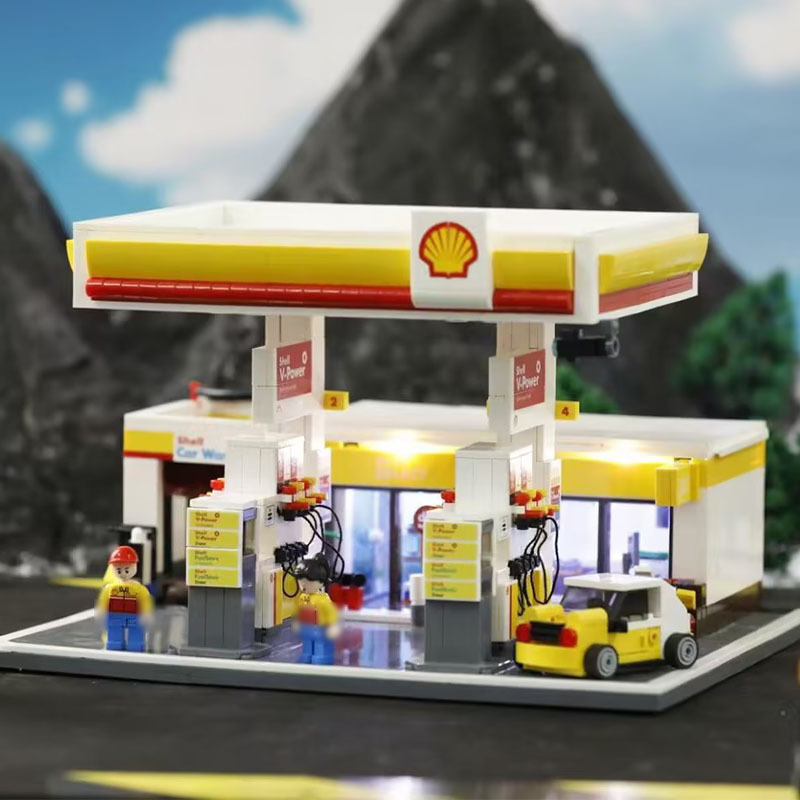 CaDA C66026 Shell Gas Station Creator Expert