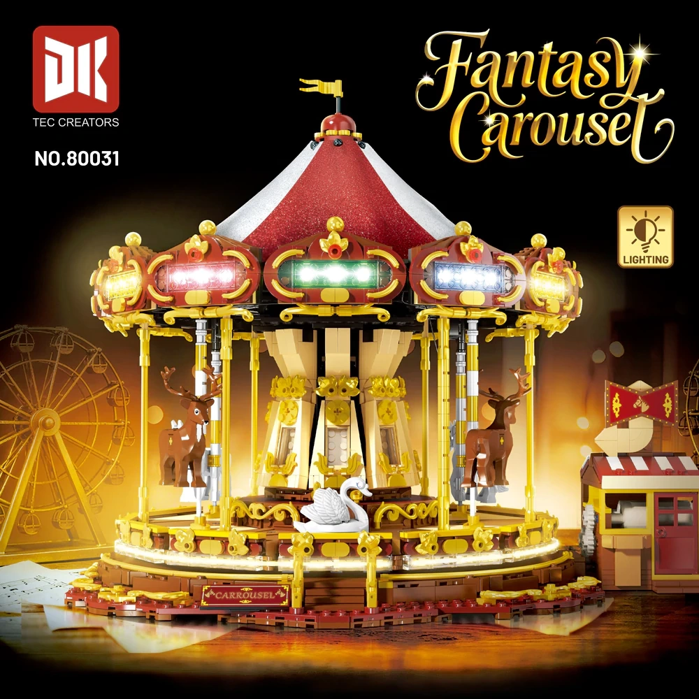 [Pre-sale] DK 80031 Fantasy Carousel Creator Expert