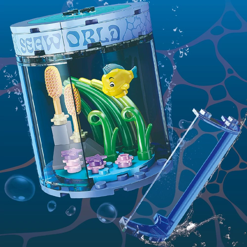 JIESTAR Marine Animal Bottle Ecological Fish Tank Creator Expert
