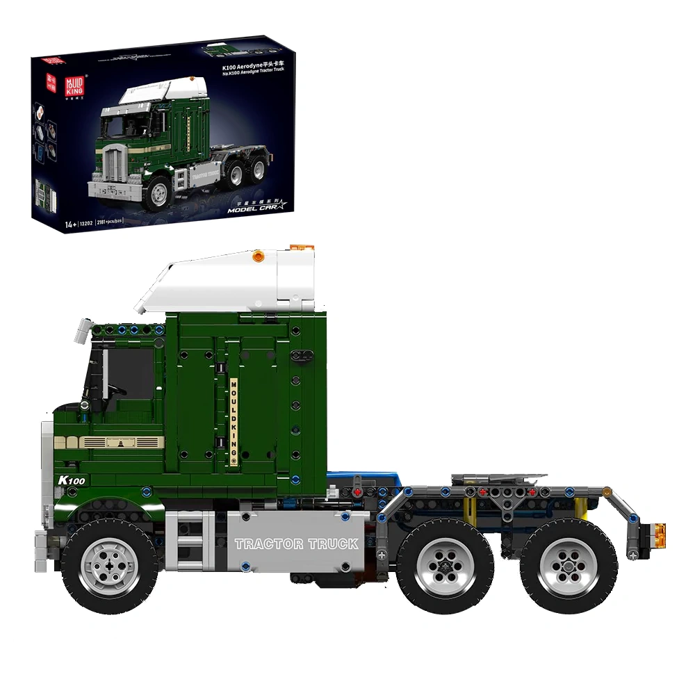 MouldKing 13202 No.K100 Aerodyne Tractor Truck Technic