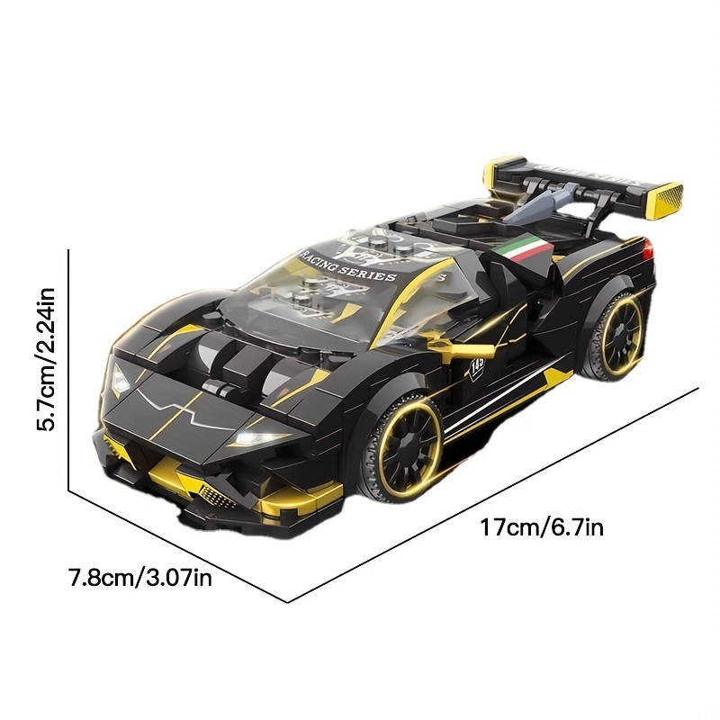 Quanguan 100145 Model Car Racing Lamborghini Model Building Blocks 360±pcs Bricks Toys From China.