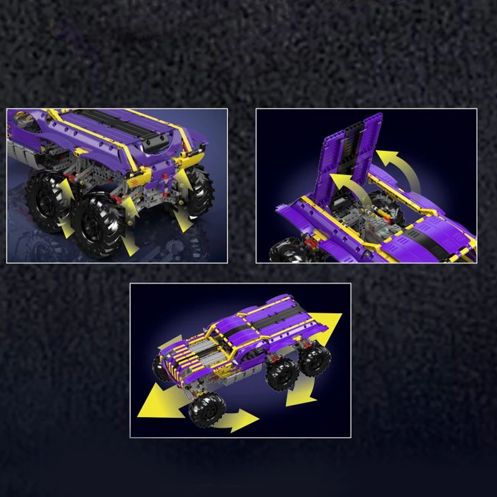 MouldKing 18009 PURPLE GOLD TIGER CLIMBING VEHICLE Technic