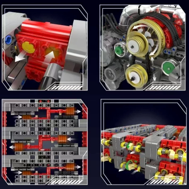 MouldKing 10181 FLAT ENGINE Technic