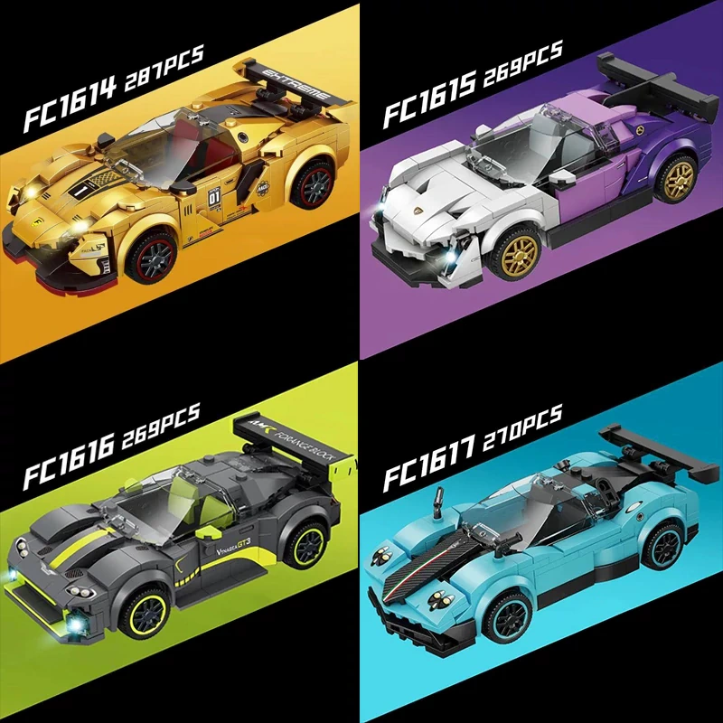 Forange Model Car Speed Champions Racer Car Technic