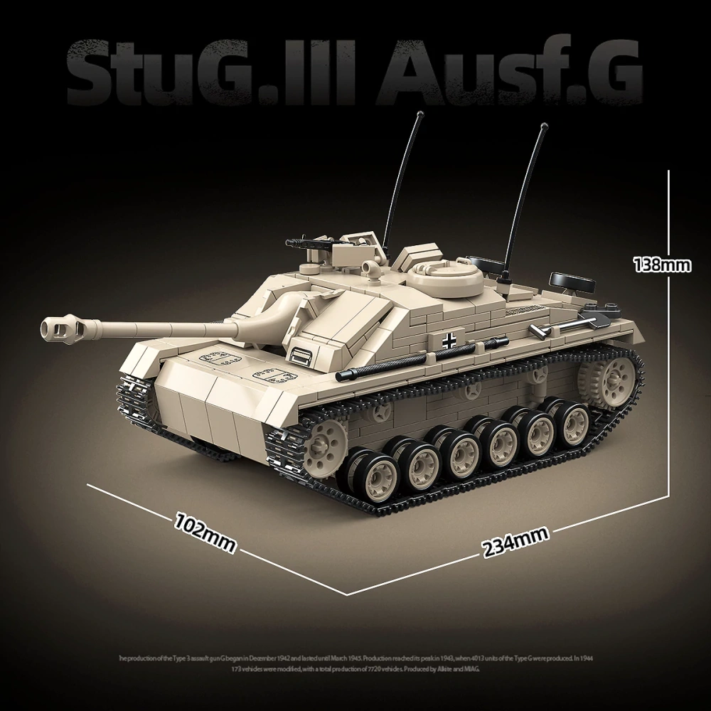 QUANGUAN 100307 StuG.III Ausf.G Tank Military