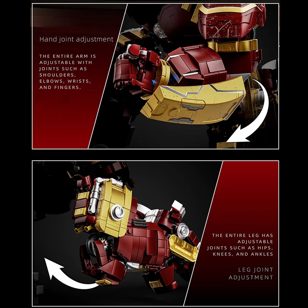 Leyi 76108 Hulkbuster Movie