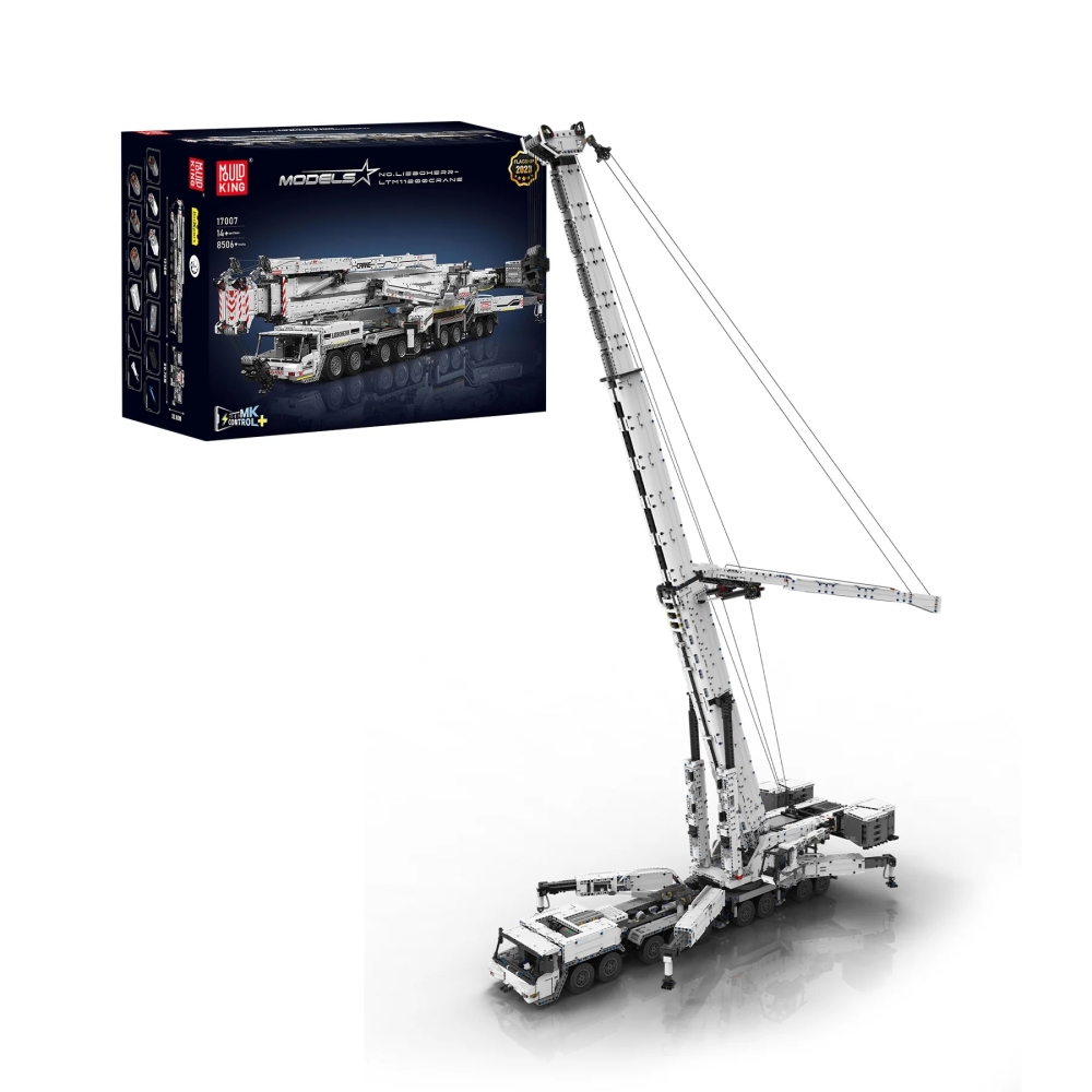 [With Motor] Mould King 17007 Liebherr LTM 11200 Remote Controlled Crane Technic
