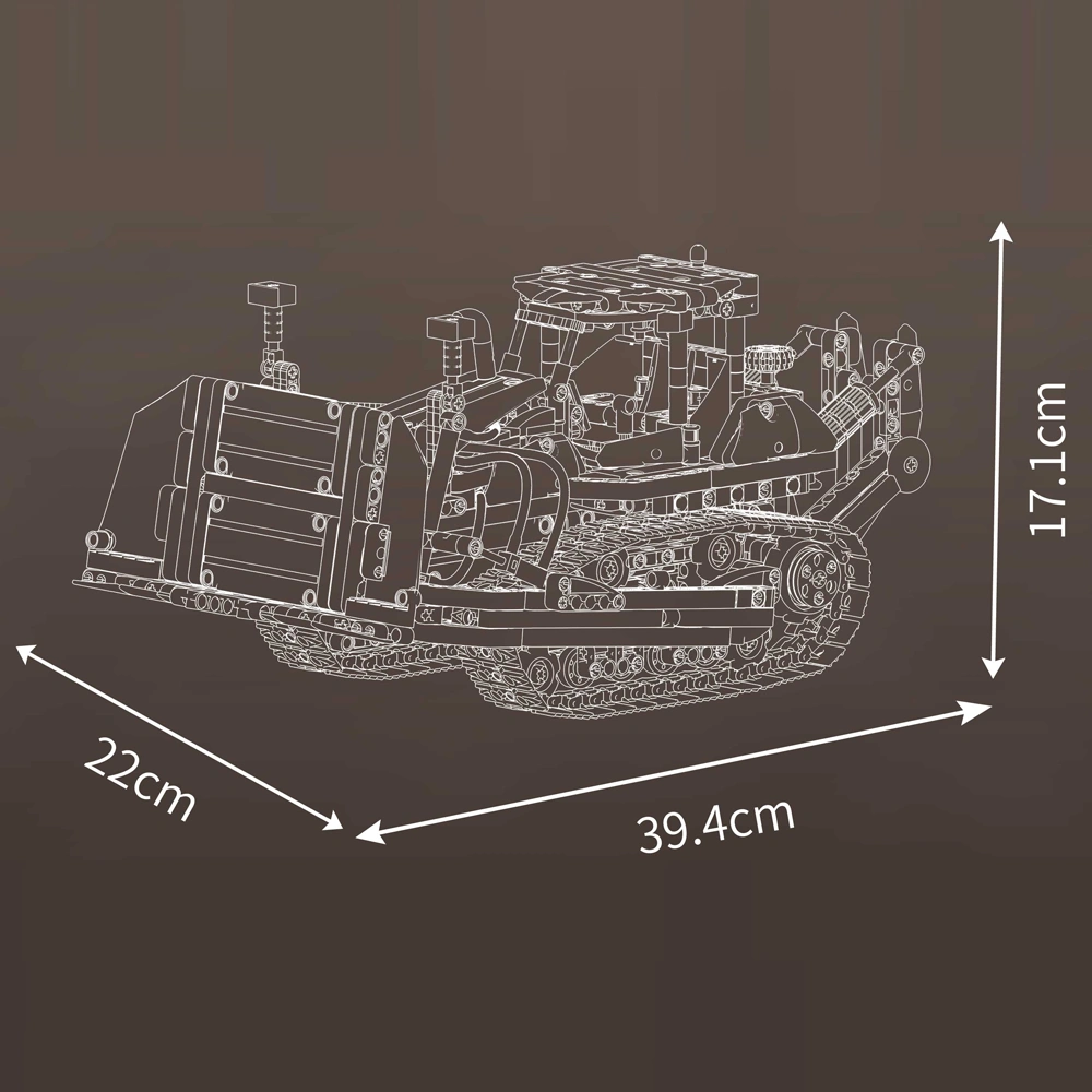 MouldKing 19019 PR756 Bulldozer Technic