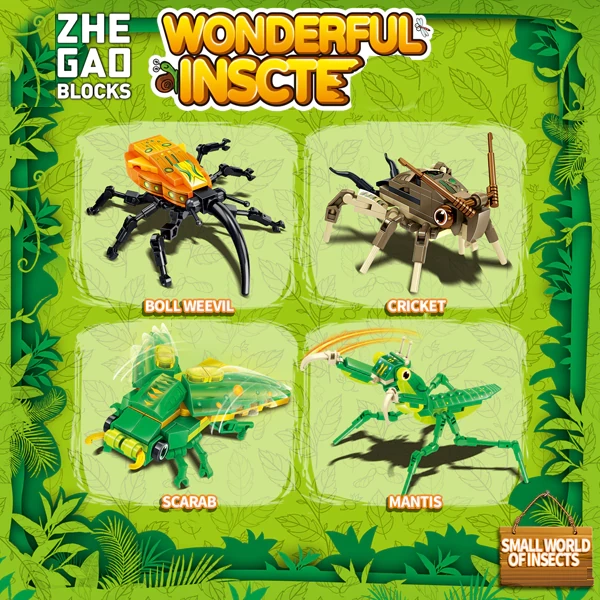 ZHEGAO 933002 Wonderful Inscte：Small World Of Insects Creator Expert
